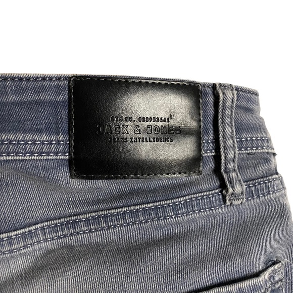 Jack & Jones Men's Slim Fit Button-Fly Denim Jeans - Picture 11 of 12